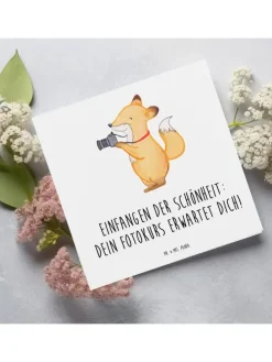 Gutschein Fotokurs Schönheit mit Spruch in Weiß