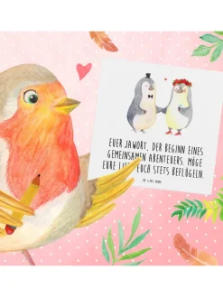 Gutschein Hochzeit Abenteuer mit Spruch in Weiß