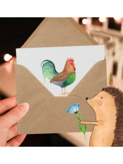 Gutschein Karte Bauernhofzauber mit Spruch in Weiß