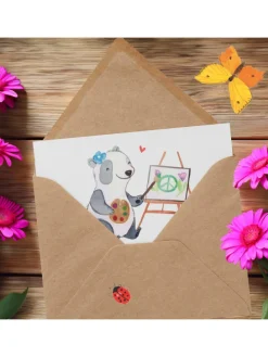 Gutschein Kunstworkshop Kreativität mit Spruch in Weiß