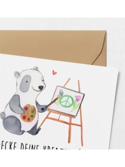 Gutschein Kunstworkshop Kreativität mit Spruch in Weiß