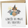 Gutschein Magie des Theaterabends mit Spruch in Weiß