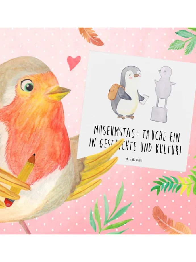 Gutschein Museumstag Erlebnis mit Spruch in Weiß