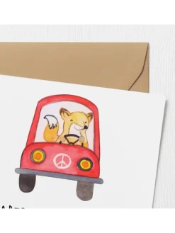 Gutschein Probefahrt im Traumauto mit Spruch in Weiß