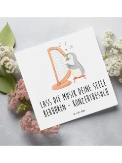 Gutschein Seele Konzertbesuch mit Spruch in Weiß