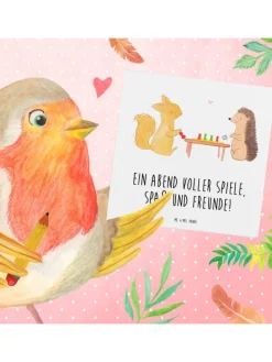 Gutschein Spieleabend Freude mit Spruch in Weiß