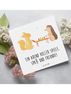 Gutschein Spieleabend Freude mit Spruch in Weiß