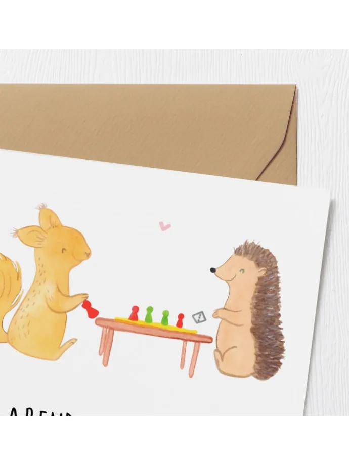 Gutschein Spieleabend Freude mit Spruch in Weiß