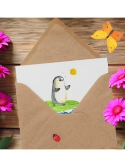 Gutschein Tagesausflug ans Meer Glücksantwort m... in Weiß