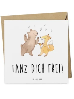 Gutschein Tanzkurs Freude mit Spruch in Weiß