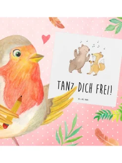 Gutschein Tanzkurs Freude mit Spruch in Weiß