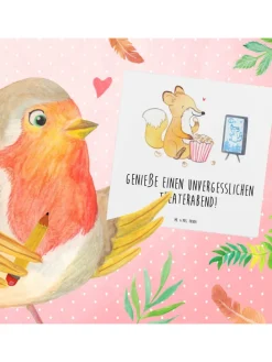 Gutschein Unvergesslicher Theaterabend mit Spruch in Weiß