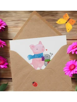 Gutschein Weihnachtsmarktbesuch Genuss mit Spruch in Weiß