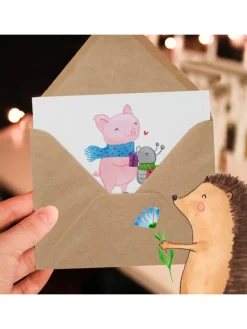 Gutschein Weihnachtsmarktbesuch Genuss mit Spruch in Weiß