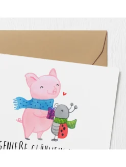 Gutschein Weihnachtsmarktbesuch Genuss mit Spruch in Weiß