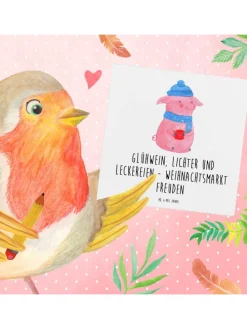 Gutschein Weihnachtsmarktbesuch Freuden mit Spruch in Weiß