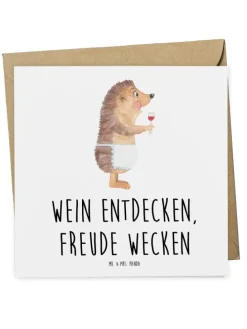 Gutschein Weinprobe Freude mit Spruch in Weiß