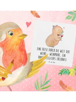 Gutschein Weinprobe Reise mit Spruch in Weiß