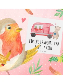 Gutschein Wochenendtrip auf dem Land mit Spruch in Weiß