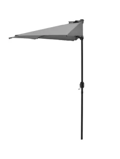 Halbschirm Eger in Grau (B)300cm (T)150cm (H)230cm