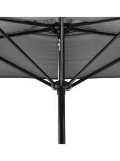 Halbschirm Eger in Grau (B)300cm (T)150cm (H)230cm