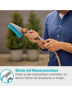 Handbürste "M hard" in Schwarz