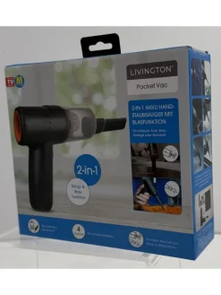 Handstaubsauger PocketVac in Schwarz