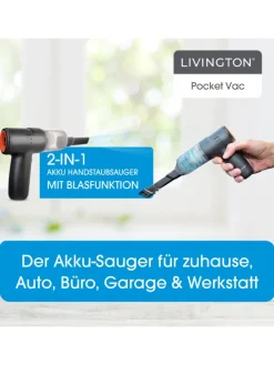 Handstaubsauger PocketVac in Schwarz