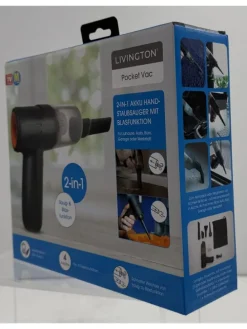 Handstaubsauger PocketVac in Schwarz