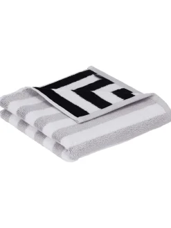 Handtuch "Calango" in Grau/ Schwarz