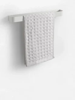 Handtuchalter "Jiro" in Weiß - (B)35 x (H)3 x (T)4,8 cm