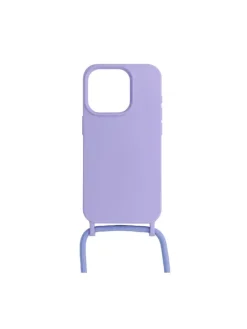 Handy Hülle Umhängehülle kompatibel mit Iphone 15 Pro Max lila in lila