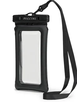 Handyhülle in Schwarz - (B)7,5 x (H)15,5 x (T)1 cm