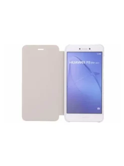 Handyhülle P8 Lite Flip Cover in weiß