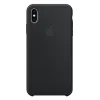 Handyhülle Silikon Case iPhone XS Max MRWE2ZM/A in schwarz