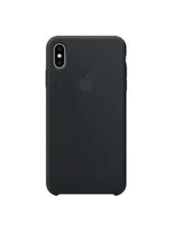 Handyhülle Silikon Case iPhone XS Max MRWE2ZM/A in schwarz