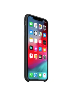Handyhülle Silikon Case iPhone XS Max MRWE2ZM/A in schwarz