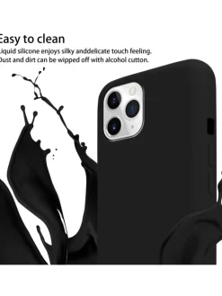 Handykette für Apple iPhone 11 PRO MAX Hülle in LIQUID SCHWARZ