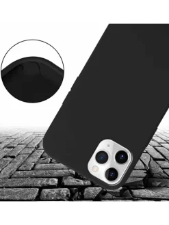 Handykette für Apple iPhone 11 PRO MAX Hülle in LIQUID SCHWARZ