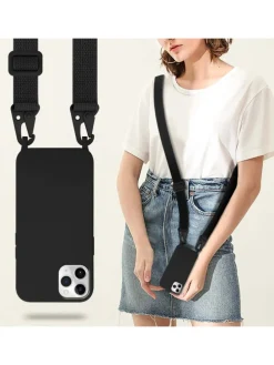 Handykette für Apple iPhone 11 PRO MAX Hülle in LIQUID SCHWARZ