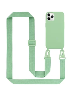 Handykette für Apple iPhone 11 PRO MAX Hülle in LIQUID HELL GRÜN