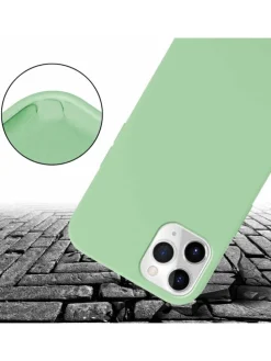 Handykette für Apple iPhone 11 PRO MAX Hülle in LIQUID HELL GRÜN