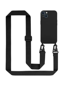 Handykette für Apple iPhone 13 Hülle in LIQUID SCHWARZ