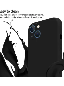 Handykette für Apple iPhone 13 Hülle in LIQUID SCHWARZ