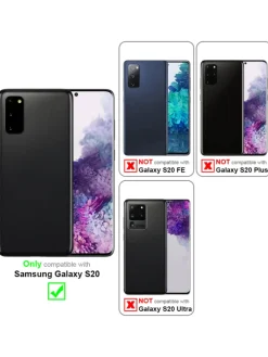 Handykette für Samsung Galaxy S20 Hülle in LIQUID HELL GRÜN