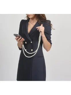 Handykette in Weiß - (L)120 cm