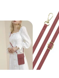 Handytasche für Apple iPhone 13 Hülle Umhängetasche in Pink