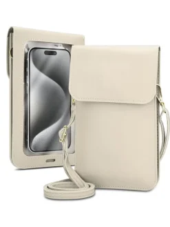 Handytasche für Apple iPhone 13 MINI Hülle Umhängetasche in Weiss