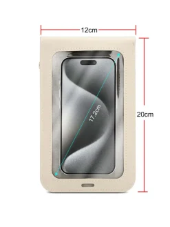 Handytasche für Apple iPhone 17 PRO MAX Hülle Umhängetasche in Weiss