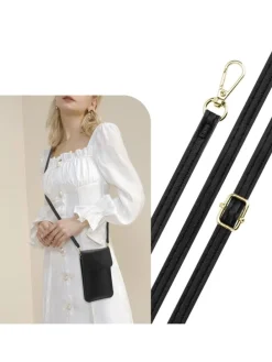 Handytasche für Samsung Galaxy A3 2016 Hülle Umhängetasche in Schwarz